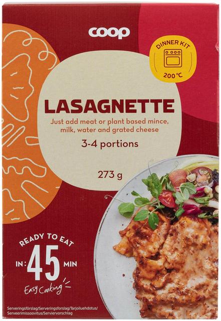 Coop lasagnetteainekset 273 g