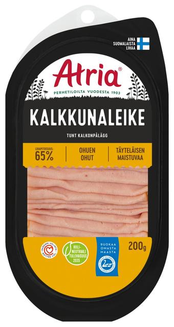 Atria Ohuen Ohut Kalkkunaleike 200g