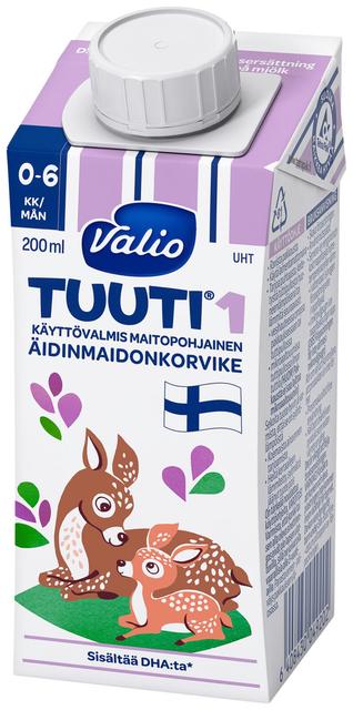 Valio Tuuti® 1 maitopohjainen äidinmaidonkorvike 200 ml UHT