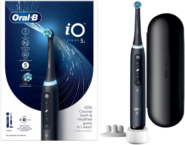 Oral-B Sähköhammasharja iO 5S Black Braun-tekniikalla