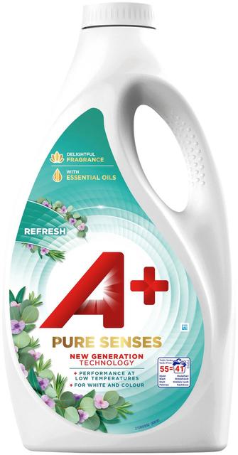 A+ Pure Senses Refresh pyykinpesuneste 2,475l