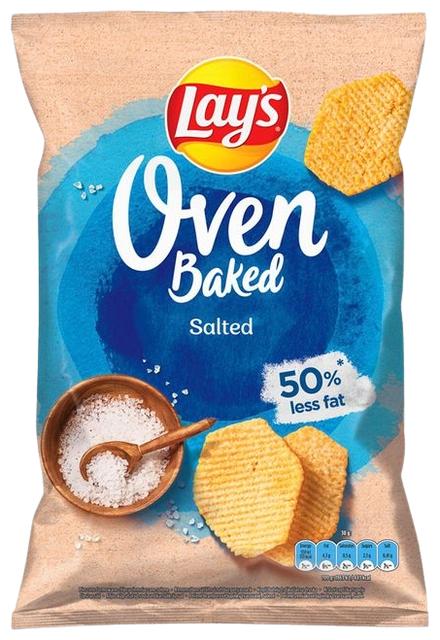 Kartulikrõps Lay's Oven Baked Soola 110g