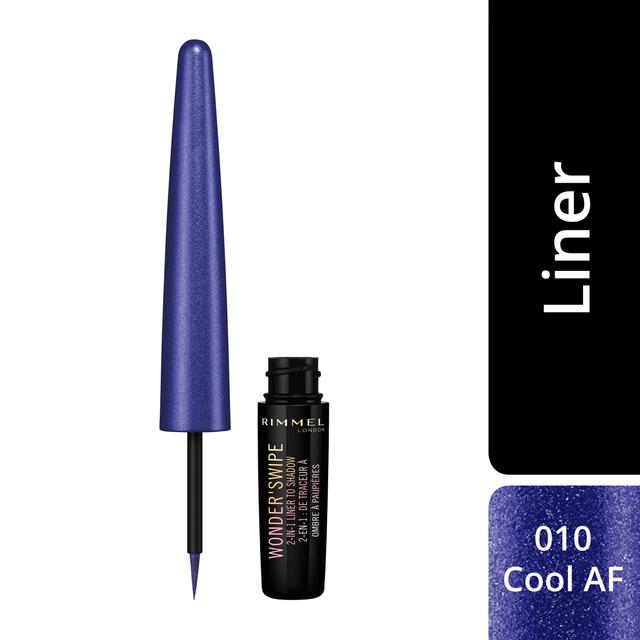 Rimmel Wonder'Swipe 2-in-1 Eyeliner to Shadow 010 Cool AF -silmänrajauskynä 1,7 ml