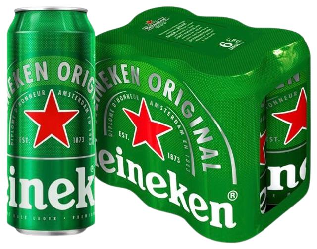 Heineken õlu 6-pakk 5%vol 3L