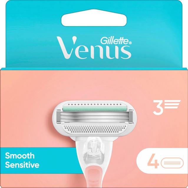 Gillette Venus Smooth Sensitive 4kpl terä