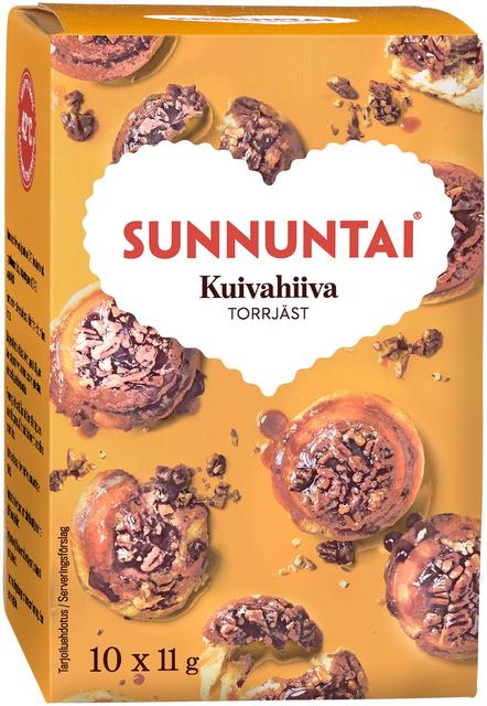 Sunnuntai 10x11g kuivahiiva