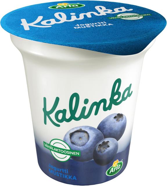 Arla Kalinka Mustikkakerrosjogurtti 150 g vähälaktoosinen