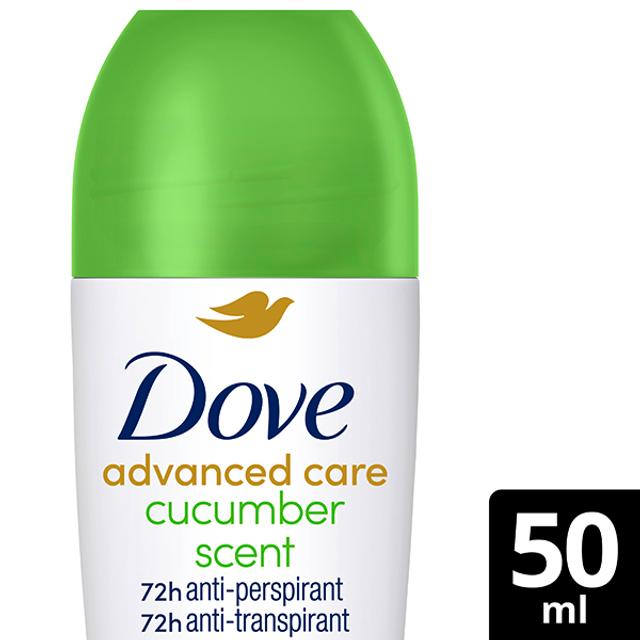 Dove 72h Advanced Care Cucumber & Green Tea Antiperspirantti Deodorantti Roll-on  50 ML