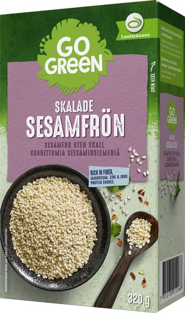 GoGreen Kuoreton Seesaminsiemen 320 g