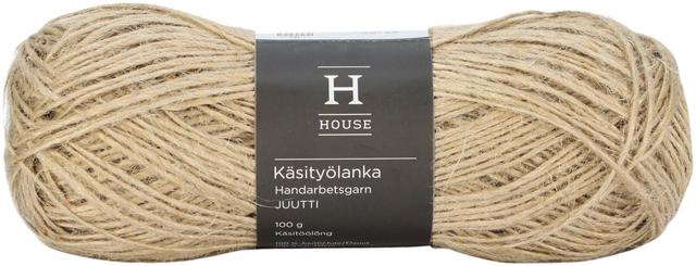 House käsityölanka Juutti 100 g 212240 Natural Jute