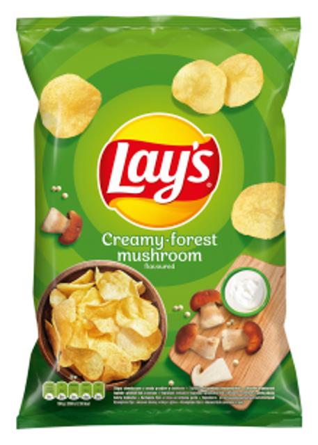 LAY'S Hapukoore- ja metsaseenemaitselised kartulikrõpsud 130g