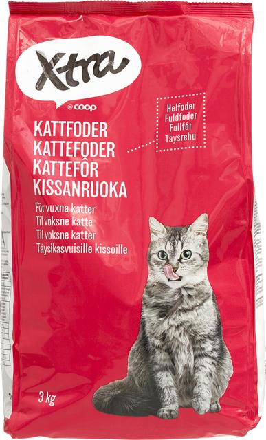 Xtra kissan kuivaruoka liha 3 kg