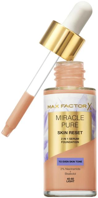 Max Factor Miracle Pure Serum Foundation 40-60 Light 30 ml