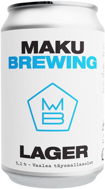 Maku Brewing 5,1 % 0.33l Helles olut tlk