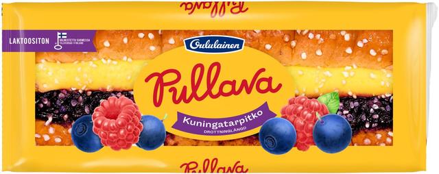 Oululainen Pullava Kuningatarpitko mustikka-vadelma 420g, täytepitko