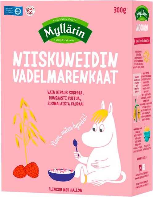 Myllärin Vadelmarenkaat 300 g