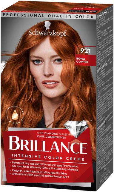 Schwarzkopf Brillance 921 Boho Copper hiusväri 1 kpl