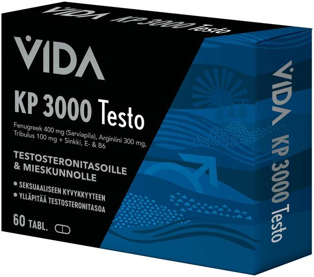 Vida KP 3000 Testo ravintolisä 60 tabl