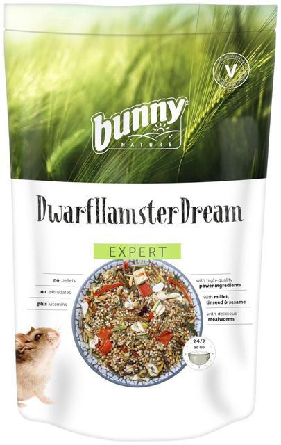 Bunny DwarfhamsterDream Expert 500g täysravintoseos kääpiöhamstereille