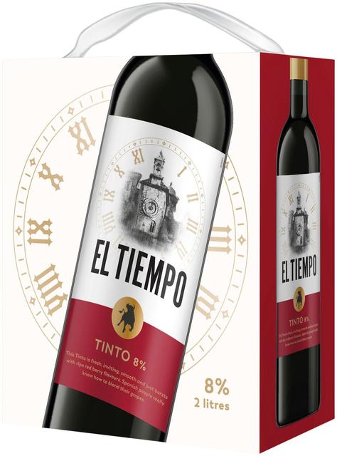 El Tiempo Tinto 8% 2L BIB