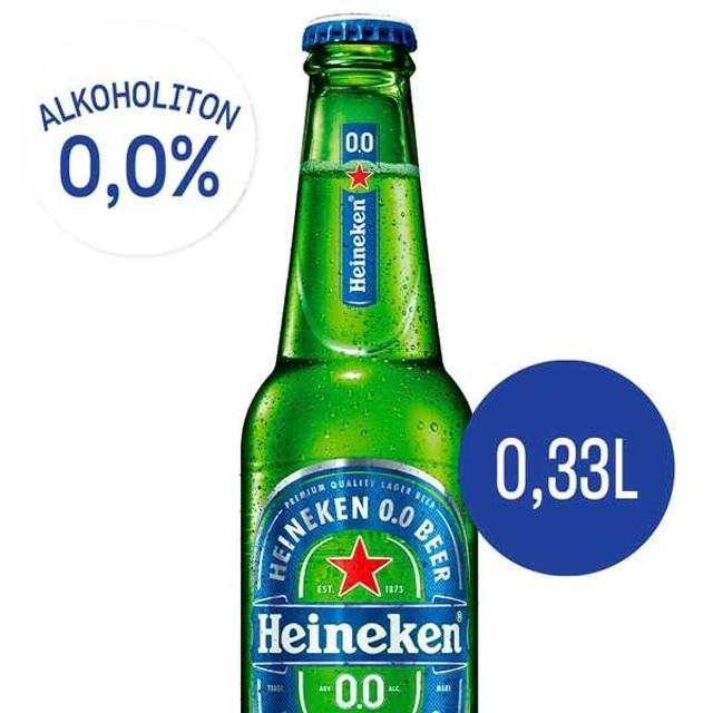 Heineken 0,0% alkoholiton olut 0,33 l