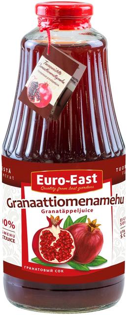 Euro-East Granaattiomenatäysmehu 100% 1,0l