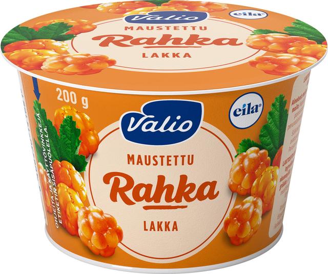 Valio maustettu rahka 200 g lakka laktoositon