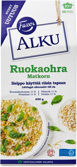 Fazer Alku Ruokaohra ateriajyvä 650 g