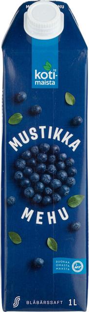 Kotimaista mustikkamehu 1 L