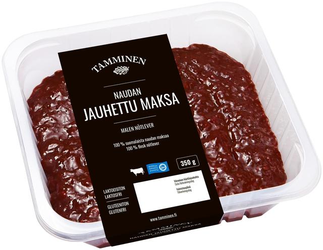 Tamminen naudan maksa jauhettu 350g