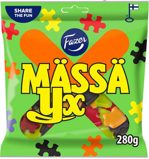 Fazer Ässä Mässä Yx karkkipussi 280g