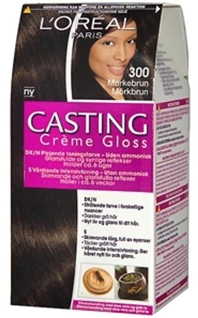 L'Oréal Paris Casting Crème Gloss 300 Darkest Brown Tummanruskea kevytväri 1kpl