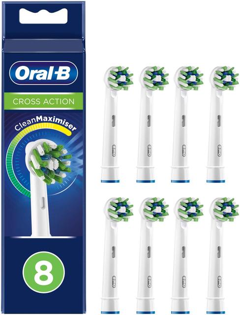 Oral-B Vaihtoharja CrossAction CleanMaximiser -tekniikalla 8kpl