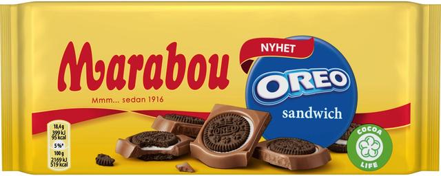 Marabou Oreo Sandwich suklaalevy 92g