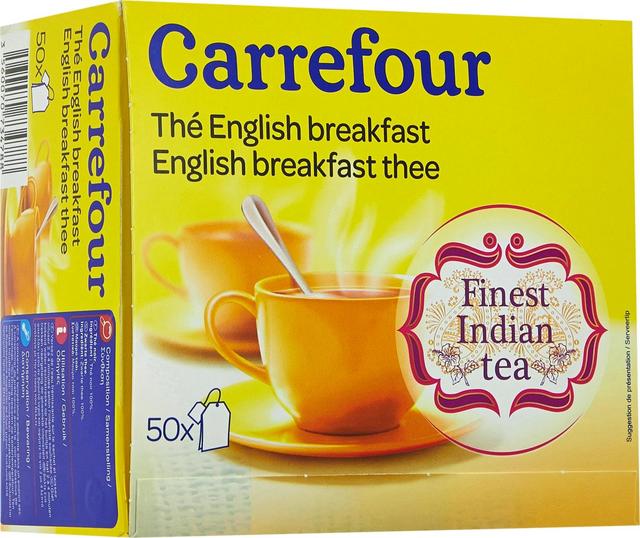 Carrefour English Breakfast tee 50 pss