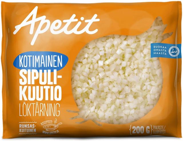 Apetit Kotimainen Sipulikuutio pakaste 200 g