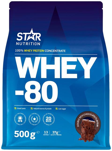 Star Nutrition Whey-80 Double Rich Chocolate 500g