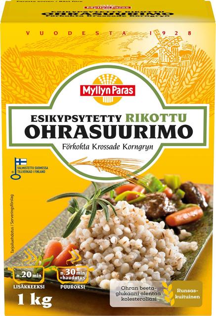 Myllyn Paras Esikypsytetty Rikottu Ohrasuurimo 1kg