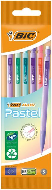 BIC Matic Pastel lyijytäytekynä 5kpl