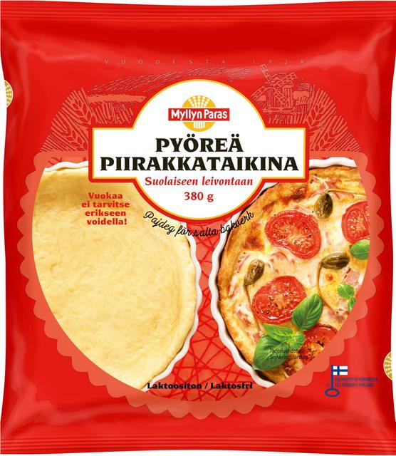 Myllyn Paras Pyöreä Piirakkataikina suolainen 380g