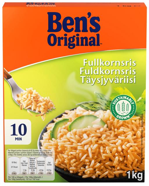 Ben's Original Täysjyväriisi 1kg