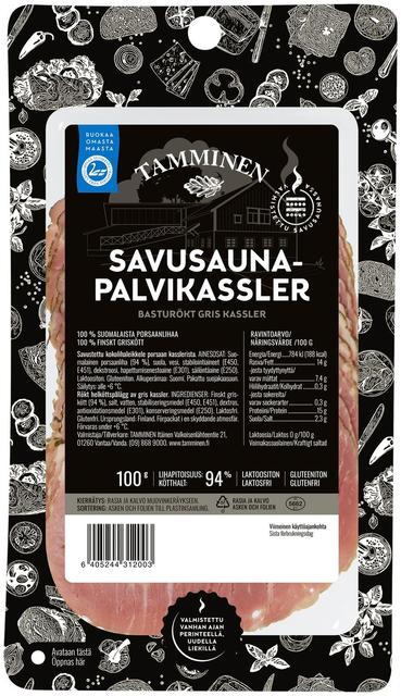 Tamminen savusaunapalvikassler 100g