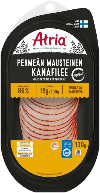 Atria Pehmeän Mausteinen Kanafilee 130g