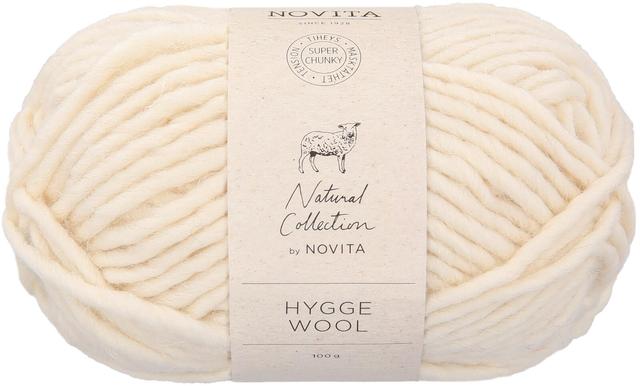 Lõng hygge wool 100g 010 valge