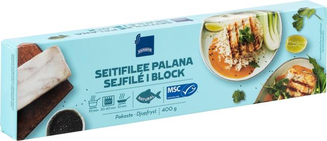 Rainbow seitifilee palana MSC pakaste 400g