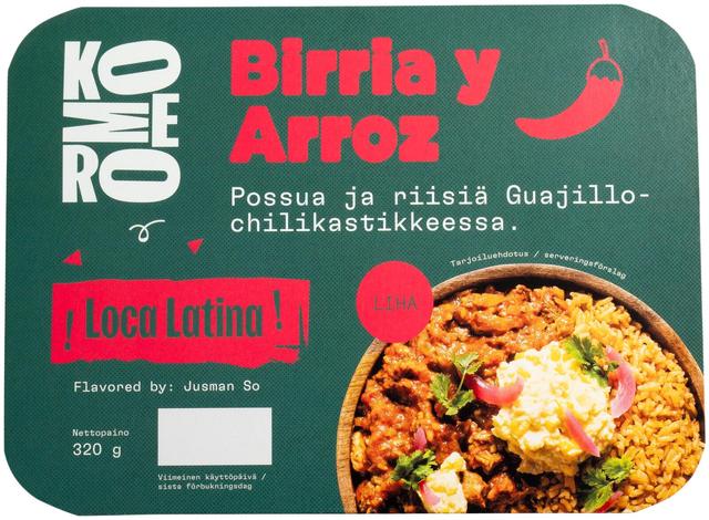 Komero Birria y Arroz 320g