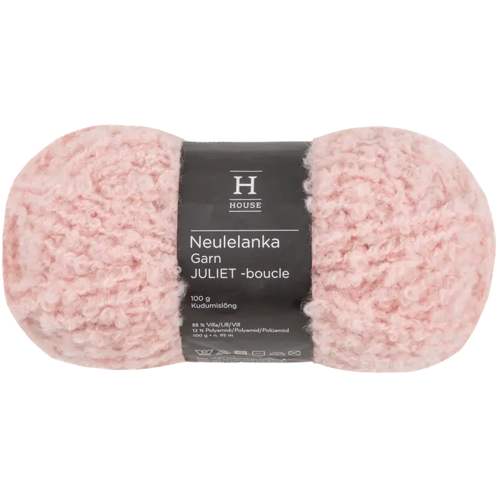 House neulelanka boucle Juliet 100 g Powder pink 13422