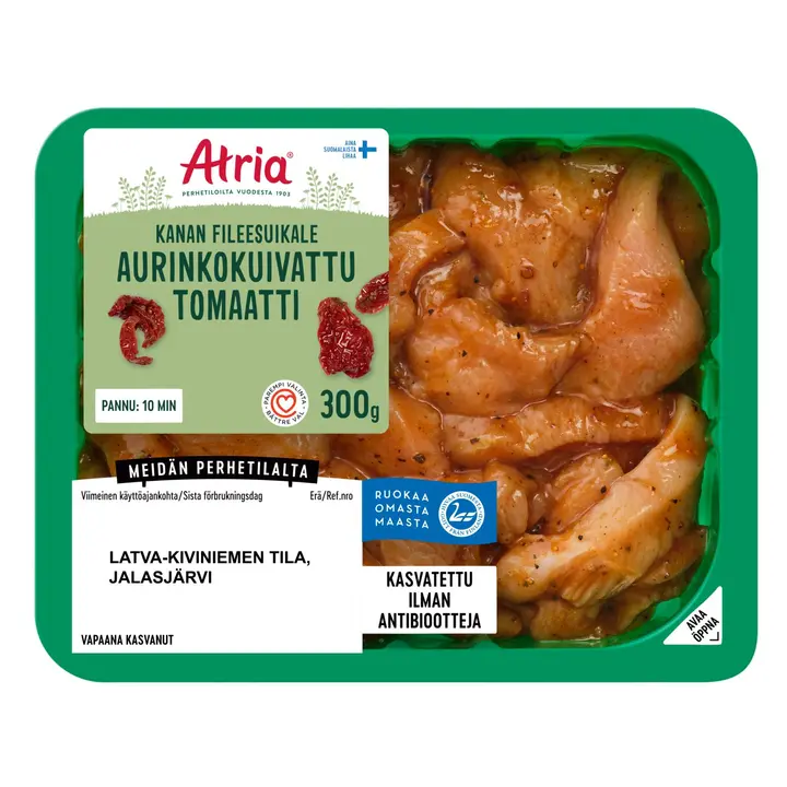 Atria kanan fileesuikale aurinkokuivattu tomaatti 300g