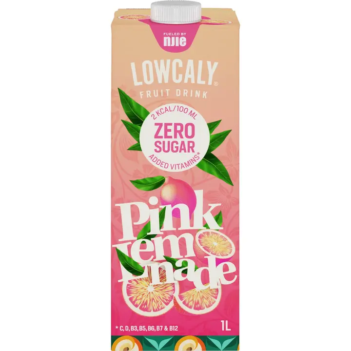 NJIE Lowcaly 1 l Pink Lemonade hedelmämehujuoma