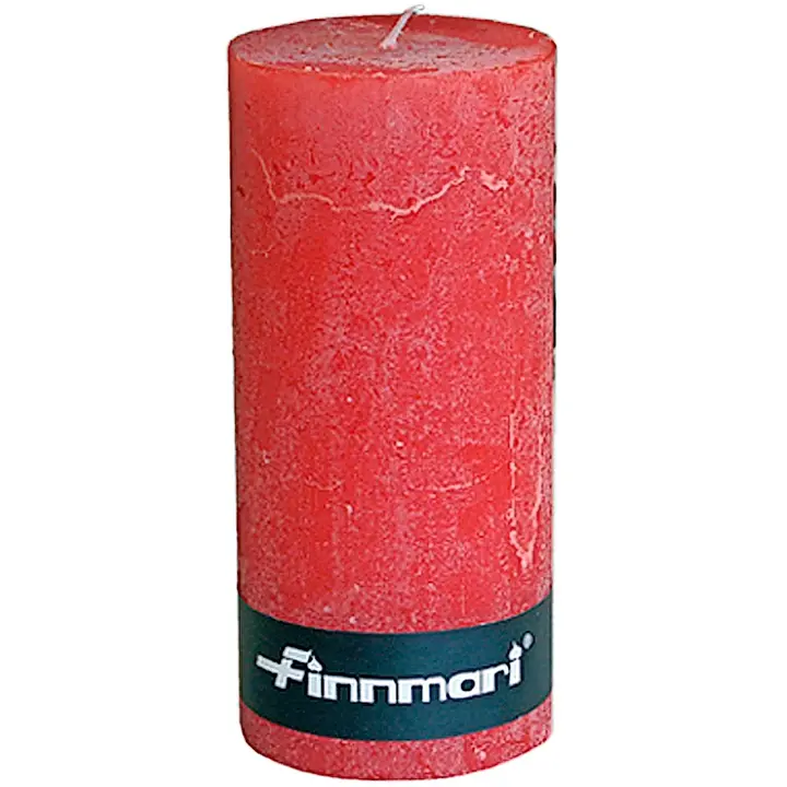 Finnmari Pöytäkynttilä 7x15 cm punainen